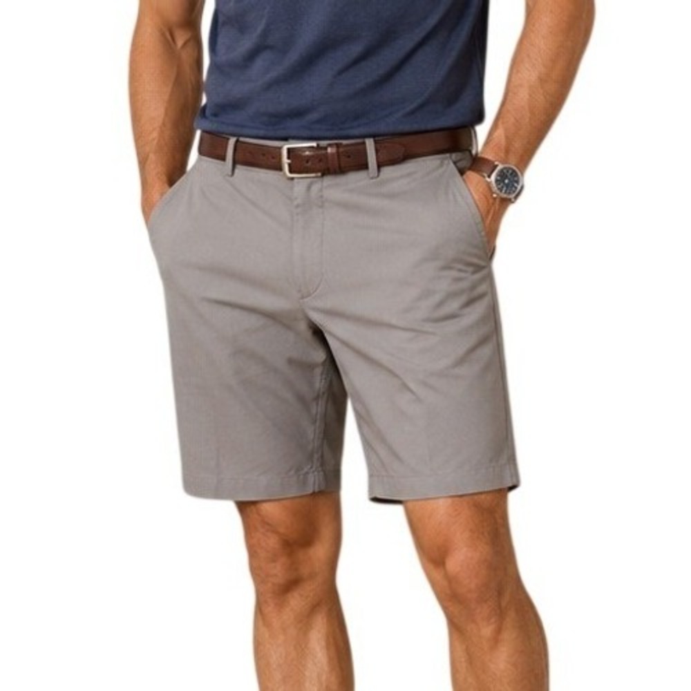 Peter Millar Gray Performance Golf Shorts Men's 42